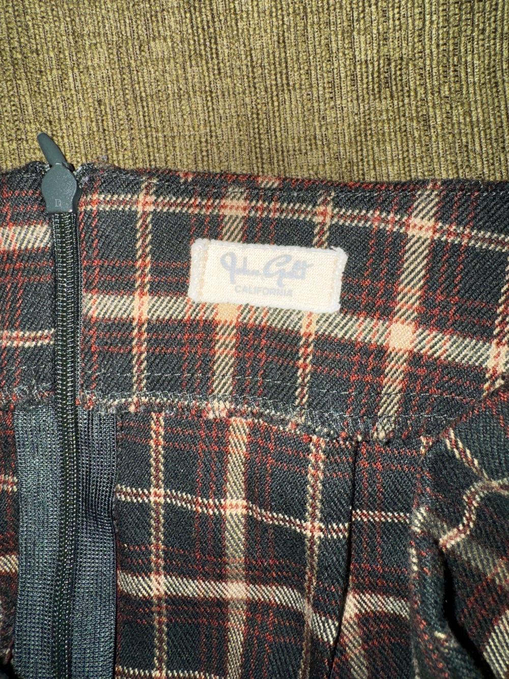 John Galt Plaid Mini Skirt - Picture 4 of 8